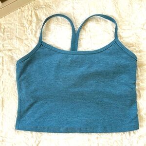 Beyond Yoga - Racerback Sports Bra - L - Blue